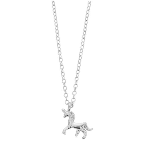 FAO Schwarz Jewelry - FAO Schwarz Sterling Silver Unicorn Pendant Necklace